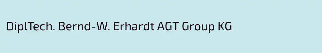 DiplTech. Bernd-W. Erhardt AGT Group KG